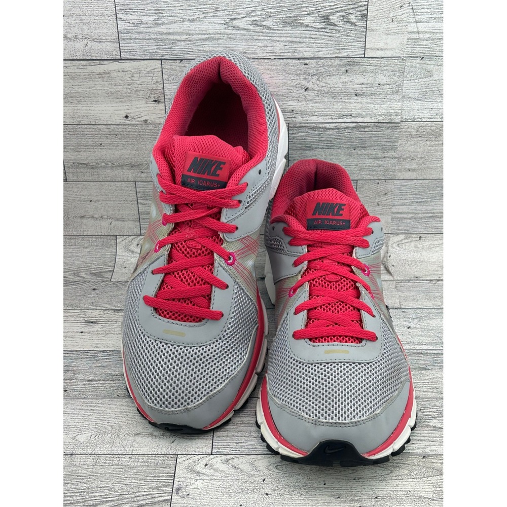 Nike Air Icarus+ Women Running Shoes Grey Pink 527521-006 Size 11